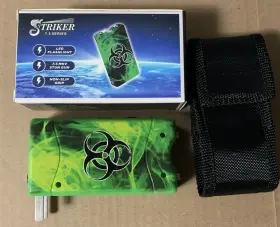 ST7500-BG STRIKER 7.5 SERIES Defense Biohazard Stun Gun Led #3