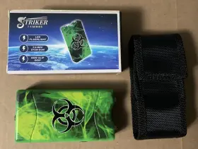 ST7500-BG STRIKER 7.5 SERIES Defense Biohazard Stun Gun Led