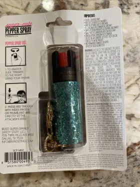851580004953 SUPER-CUTE SAFETY STUFF Pepper Spray Key Chain #2