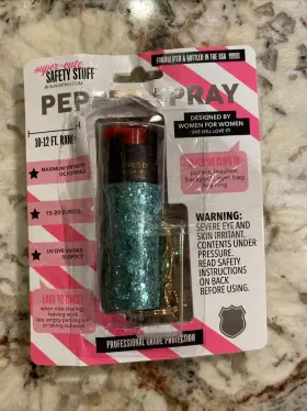 851580004953 SUPER-CUTE SAFETY STUFF Pepper Spray Key Chain