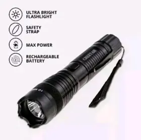 CH-51 TACTICAL FORCE Military Stun Gun Rechargeable Led #2