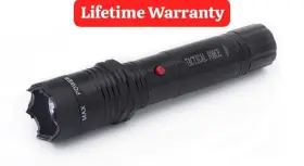 CH-59BK TACTICAL FORCE Stun Gun Rechargeable Led Flashlight