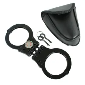 532-PCH THE BONE EDGE Tacticle Team Police Hinged Handcuffs