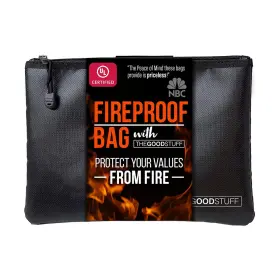 744309876927 THE GOOD STUFF Fireproof Bag Cash Waterproof Fas