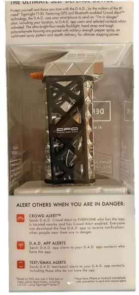 867484000106 TIGERLIGHT D.A.D. 2 Defense Alert Device #2