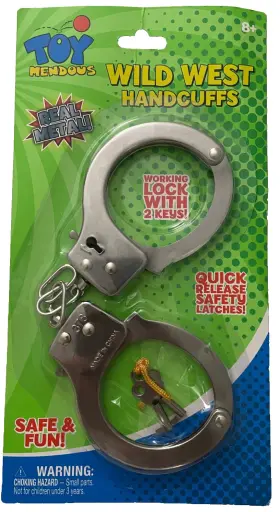 810009201441 TOY MENDOUS Wild West Fthandcuffsft Safe Fun