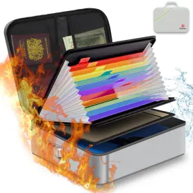 YU-003 TRUUSA Fireproof Document Box Lock Reflective Strip
