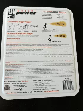679354001355 UDAP Jogger Fogger Pepper Spray Defense Clip Kit #2
