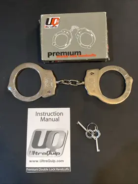 715789304002 ULTRAQUIP Double Lock Handcuffs