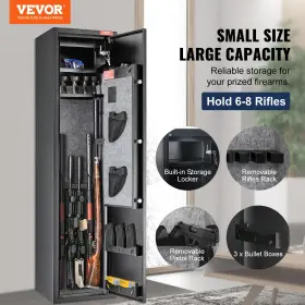 197988202325 VEVOR Rifles Gun Safe Storage Shelf Pistols