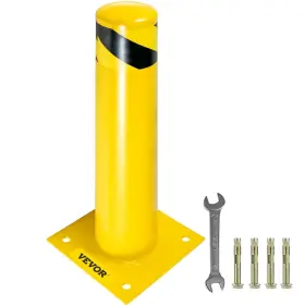 AQZ24X4.5INHS0001V0 VEVOR Safety Bollard Barrier Od Yello