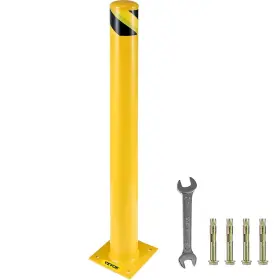 AQZ42X4.5INHS0001V0 VEVOR Safety Bollard Barrier Od Yello