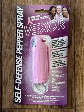 738251004828 VEXOR Pepper Spray Police Top Grip Finger