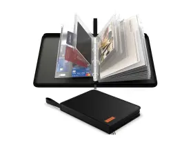BINDER001 VIESEMBO Important Document Organizer Zipper Binder