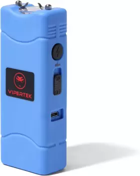 313025017053 VIPERTEK Micro Stun Gun Defense Rechargeable Led