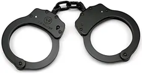 VTS-HC801-B VIPERTEK Double Lock Steel Police Handcuffs #2