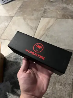 979P VIPERTEK Stun Gun Pink Rechargeable Led Flashlight