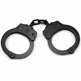 VTS-HC801-B VIPERTEK Fba Double Lock Steel Police Handcuffs #2