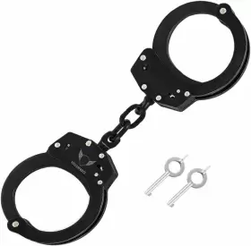 683280948051 VULCANFORCE Handcuffs Enforcement Steel Chain Ke