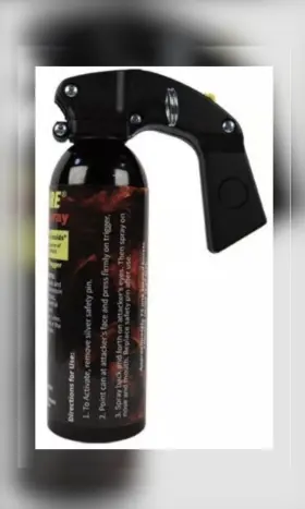 747670200346 WILDFIRE Pistol Grip Fogger Pepper Spray Police