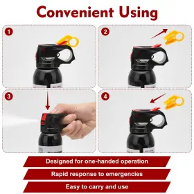 767392875141 WILTEEXS Pepper Spray Maximum Hiking Camping #3