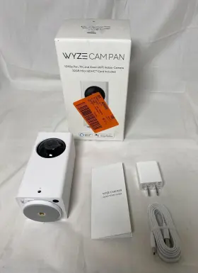 859696007585 WYZE Cam Pan Tilt Zoom Smart Camera Microsdhc