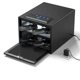 S003 XDEER Biometric Pistol Safe Fcc Doj Access