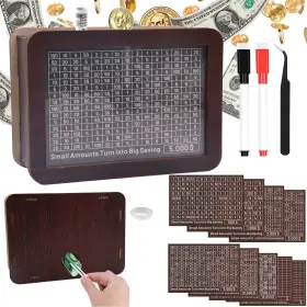 ZONGSE-9TZ Y.A. LOTUS Cash Vault Wooden Box Wi