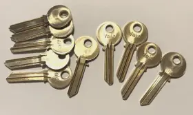 RN11-TB YALE Key Blanks Nos