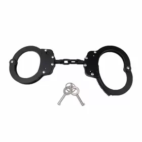 718979053315 YOGHOURDS Double Lock Handcuffs Steel Wrist Keys