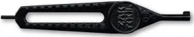 Zak Tool Zak-25 Super Flat Grip Universal Handcuff Key Solid Steel Black Zt25 Zak Tool Zak-25 Super Flat Grip Universal Handcuff Key Solid Steel Black Zt25