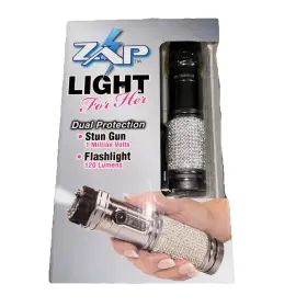 Zapldaz ZAP Light Her Rechargeable Stun Gun Flashlight Volts