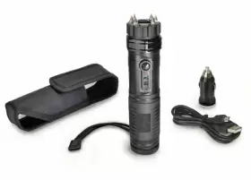 797053100008 ZAP Light Rechargeable Stun Gun Flashlight Volts