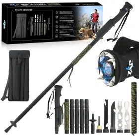 Hnstactical ZAP Hikeftn Strike Tactical Walking Stick Stun