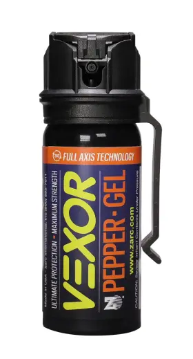 738251006471 ZARC Vexor Pepper Gel Maximum Police Spray Fu