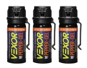 738251006518 ZARC Vexor Pepper Gel Maximum Police Spray Futu