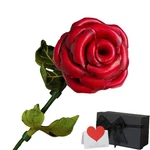 Leather Rose 3rd Year Anniversary Keepsake For Her Him, Gifts 3 Y.... Fixed Price $51.16.