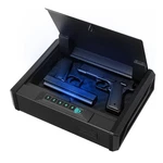Vevor Gun Safe With Fingerprint/password/key Lighting For 2 Pistols & Magazines. Fixed Price $55.19.