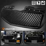 Fits 2003-2007 Cadillac Cts Cts-v Glossy Black Mesh Bumper Front Hood Grille. Fixed Price $76.38.