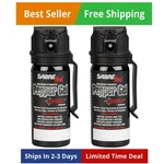 Pepper Gel 1.5 Fl Oz Black 2 Pack Sabre Crossfire Deploys Angle Maximizes Target. Fixed Price $44.46.