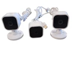 Blink Indoor Home Security Cameras 3 Pack Wi-fi Usb White Alexa Compatible. Fixed Price $42.00.