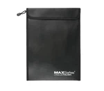 Maxsafes Fireproof And Waterproof Document Bag In Black 15"x11" Up To 2000 F. Fixed Price $19.99.