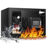 1.2 Cubic Feet Small Fire Safe Box For Home, Fireproof Lock Box, Security Mon.... Fixed Price $108.45.