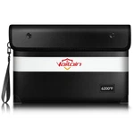 Vailoin 6200 Insulated Fire Proof Money Bag For 11"x7.7", Black. Fixed Price $28.41.