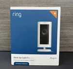 Ring - Stick Up Cam Pro Plug In Indoor/outdoor Security Camera With 3d Motion. Fixed Price $75.00.