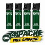 4 Pack Pepper Spray Max Strength Flip Top Canister Self Defense Guard 110ml. Fixed Price $22.49.
