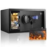 Biometric Home Safe Box-(0.78-2.04 Cu. Ft.) Quick Access Fingerprint Loc.... Fixed Price $173.84.