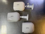 3pk Used Arlo Essential Wire-free Security Camera Vmc2320w-111nas. Fixed Price $60.00.