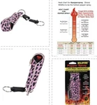 Hottest On Market Police Pepper Spray .5oz Leather Keychain Defense Quik Release. Fixed Price $13.89.