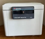 Sentry Model 6720 Gray Fire Safe Media Data Storage Portable File W/ Key. Fixed Price $95.00.